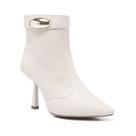 Bota Feminina Cano Curto Bico Fino Salto Alto Lesma Elegante Bota Feminina Cano Curto Bico Fino Salto Alto Lesma Elegante