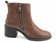 Bota Feminina Cano Curto de Couro Free Line LB1111 Bota Feminina Cano Curto de Couro Free Line LB1111