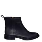 Bota Feminina Cano Curto Lobe Preta PJ5670 Petite Jolie Verniz - NOVA