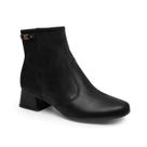 Bota Feminina Cano Curto Mississipi Bota Salto Baixo Preta Cor:PretoTamanho:36 Bota Feminina Cano Curto Mississipi Bota Salto Baixo Preta Cor:PretoTamanho:36