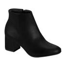 Bota Feminina Cano Curto Napa Preto Beira Rio 9076.111 Bota Feminina Cano Curto Napa Preto Beira Rio 9076.111