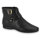 Bota Feminina Cano Curto Rasteira Conforto Beira Rio 9084102