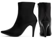 Bota Feminina Cano Curto Salto Alto Fino 9 cm Napa ou Verniz EMILY ONLINE