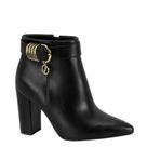 Bota Feminina Cano Curto Salto Bico Fino Vizzano 3105.105 - Preto - 37 Bota Feminina Cano Curto Salto Bico Fino Vizzano 3105.105 - Preto - 37