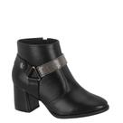 Bota Feminina Cano Curto Salto Bloco Brilho Modare 7078109 - Preto - 38 Bota Feminina Cano Curto Salto Bloco Brilho Modare 7078109 - Preto - 38