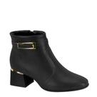 Bota Feminina Cano Curto Salto Bloco Fivela Modare 7082.207 - Preto - 38