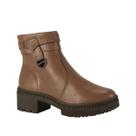 Bota Feminina Cano Curto Salto Tratorado Mississipi J0822 - Marrom - 36 Bota Feminina Cano Curto Salto Tratorado Mississipi J0822 - Marrom - 36