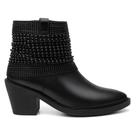 Bota Feminina Cano Curto Zíper Casual + Bolsa Roma Moderna Bota Feminina Cano Curto Zíper Casual + Bolsa Roma Moderna