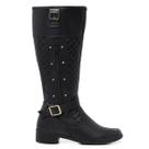 Bota Feminina Cano Longo Leve Conforto Moderna Gmm Shoes 11079