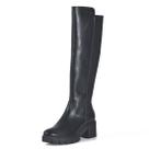 Bota Feminina Cano Longo Salto Médio Tratorada Via Marte