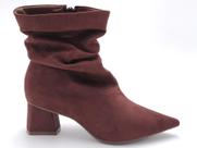 Bota Feminina Cano Médio Bebece T3842-054 Bota Feminina Cano Médio Bebece T3842-054