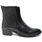Bota Feminina Cano Medio Country Normal Camurça Sintetico