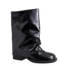 Bota Feminina Capa Salto Baixo Calce Facil Redak 536B212 - Preto - 36