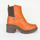 Bota feminina caramelo cano curto tratorada 1932