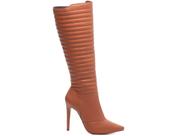 Bota Feminina Caramelo Elegante com Salto Conforto Estilosa