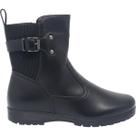 Bota Feminina Casual Dia a Dia Passeio Trabalho com Fivela e Zíper Cano Baixo Ultra Conforto Mooncity 71128