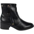 Bota Feminina Casual Dia a Dia Passeio Trabalho Salto Médio Bico Redondo Cano Baixo Mississipi J1442 Bota Feminina Casual Dia a Dia Passeio Trabalho Salto Médio Bico Redondo Cano Baixo Mississipi J1442