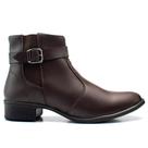 Bota Feminina Casual Zíper Confortável Elástico