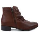 Bota Feminina Chamonix Cano Baixo Couro Marrom - 46976 Bota Feminina Chamonix Cano Baixo Couro Marrom - 46976