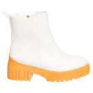 Bota Feminina Chelsea J-Lastic Marfim Manga Petite Jolie PJ6156