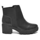 Bota Feminina Chelsea Preto Via Marte 001-001-01 Bota Feminina Chelsea Preto Via Marte 001-001-01