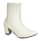 Bota Feminina Clássica Salto Alto Grosso Confortável Bico Fino Bota Feminina Clássica Salto Alto Grosso Confortável Bico Fino