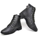 Bota Feminina Coturno Cano Curto Coturninho Botinha Salto Baixo Leve Confortado Estilo Inverno 26.