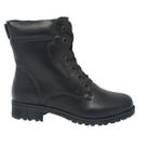 Bota Feminina Coturno Casual Dia a Dia Passeio Cano Médio Salto Baixo Mooncity 72134