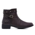 Bota Feminina Coturno Feminino Com Zíper Confortável Moda - SCH11300