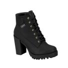 Bota Feminina Coturno Moleca Preta