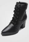 Bota Feminina Coturno Tratorado Cano Curto Via Uno 475001 Bota Feminina Coturno Tratorado Cano Curto Via Uno 475001