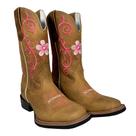Bota Feminina Country Texana Bordada Texas Rodeo