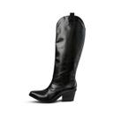 Bota Feminina Country Texana Jessica Leal Preta Cor:PretoTamanho:37