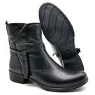 Bota Feminina Couro Bovino Cano Curto Montaria 2150/01 Preto Bota Feminina Couro Bovino Cano Curto Montaria 2150/01 Preto
