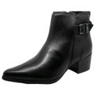 Bota Feminina Couro Cano Baixo Salto Médio Bottero 349306