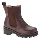 Bota Feminina Couro Cano Curto Tratorada Forrada Lã Natural La Botte