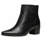 Bota Feminina Couro Elegante Confortavel Salto Baixo Pegada