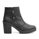 Bota Feminina Couro Legítimo Cano Curto