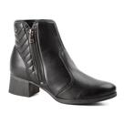 Bota Feminina Dakota Ankle Boot Salto Baixo Cano Curto D2453 Preto