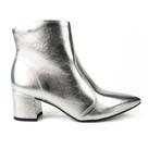 Bota Feminina Dakota Cano Baixo Namaste Prata - DA141