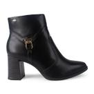 Bota feminina dakota casual salto bloco ziper conforto macia Bota feminina dakota casual salto bloco ziper conforto macia