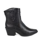 bota feminina Dakota country em couro preta Cor:Pretotamanho:36 bota feminina Dakota country em couro preta Cor:Pretotamanho:36