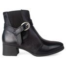 Bota Feminina Dakota Couro Tira Fivela Preta