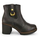 Bota Feminina Dakota D0393 - Couro letígitimo, Fivela e Zíper Lateral Bota Feminina Dakota D0393 - Couro letígitimo, Fivela e Zíper Lateral