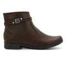 Bota Feminina Dakota DA923 Brilho Confortavel Ziper Salto