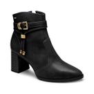 Bota feminina dakota original conforto salto bloco bico fino Bota feminina dakota original conforto salto bloco bico fino