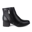 Bota Feminina Dakota Salto Baixo Cano Curto Casual Bico Fino