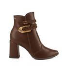 Bota Feminina De Cano Curto Mississipi Marrom