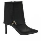 Bota Feminina de Couro Via Marte Cano Curto 345005