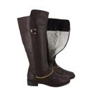 Bota Feminina de Neve 100% forrada Lã Pelo Inverno Montaria Impermeável ML3603